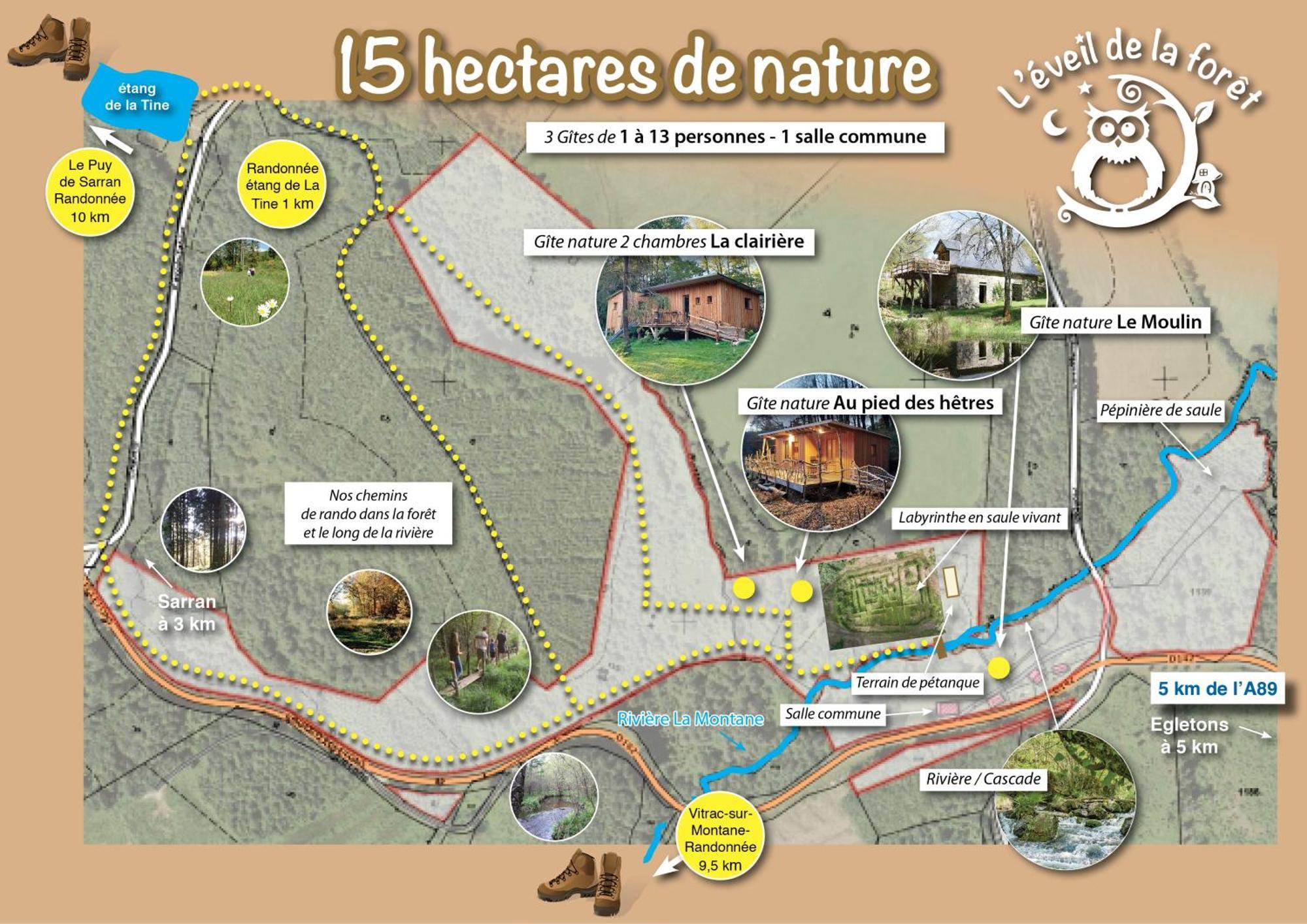 Gîte Nature Vitrac-sur-Montane Exterior foto