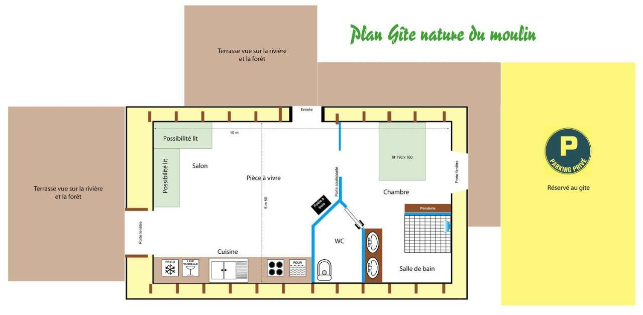 Gîte Nature Vitrac-sur-Montane Exterior foto